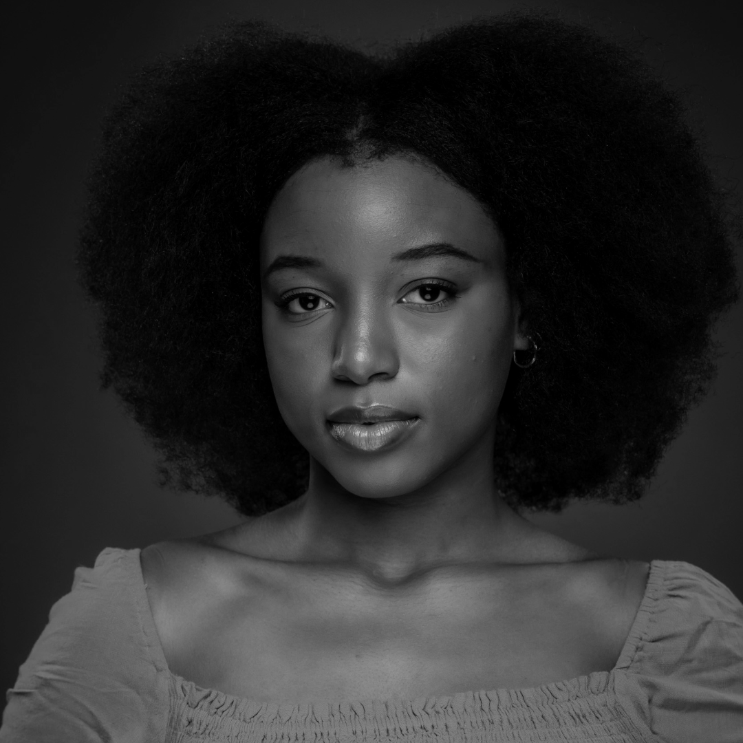 Image-Emily Nkomo – Headshot B&W